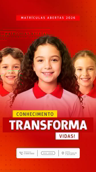 MATRÍCULAS ABERTAS 2026 VOLTA ÀS AULAS SOCIAL MEDIA PSD EDITAVEL (2)