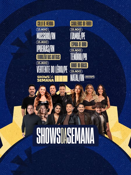 SHOWS DA SEMANA - ARTISTAS
