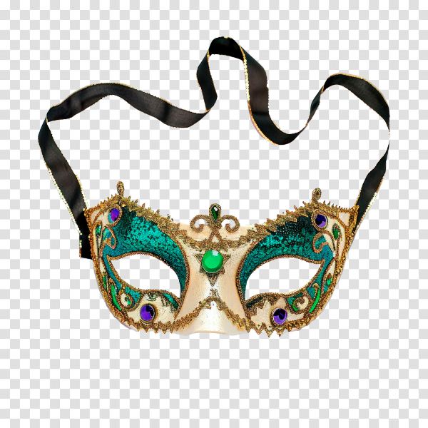 MÁSCARA DE CARNAVAL ELEMENTO PARA COMPOSIÇÃO PNG