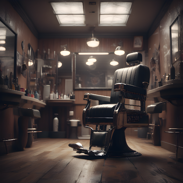 SALÃO DE BARBEARIA - BACKGROUND PARA COMPOSIÇÃO
