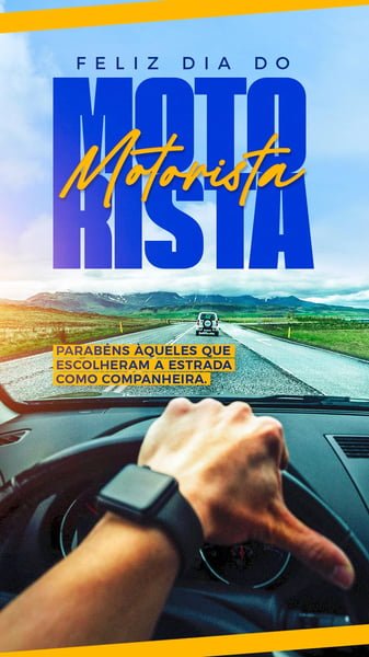 POST DIA DO MOTORISTA STORIES