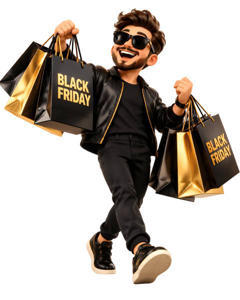 EUFORIA DE COMPRAS NA BLACK FRIDAY