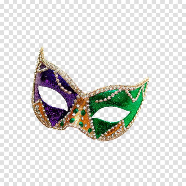 MÁSCARA DE CARNAVAL ELEMENTO PARA COMPOSIÇÃO PNG