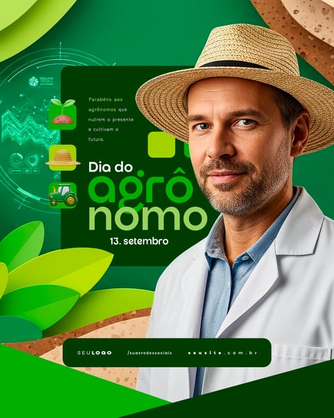 DIA DO AGRÔNOMO 13 DE SETEMBRO SOCIAL MEDIA PSD EDITÁVEL 4