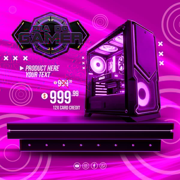 BLACK FRIDAY REDES SOCIAIS PSD EDITÁVEL