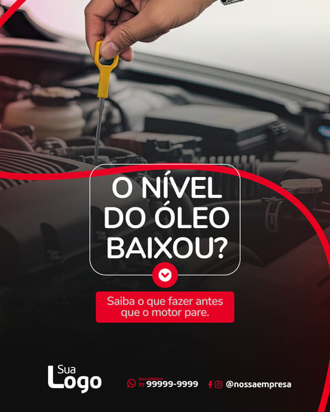 OFO NÍVEL DO ÓLEO BAIXOU