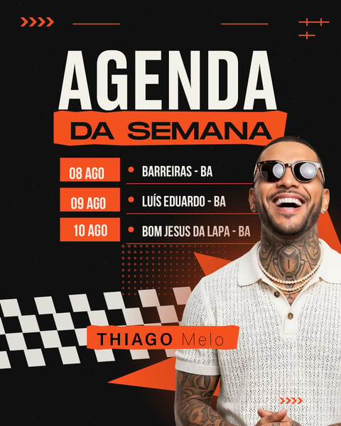FLYER AGENDA PRÓXIMOS SHOWS PSD EDITÁVEL 1