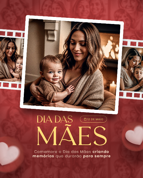 SOCIAL MEDIA - DIA DAS MÃES . 8 DE MAIO