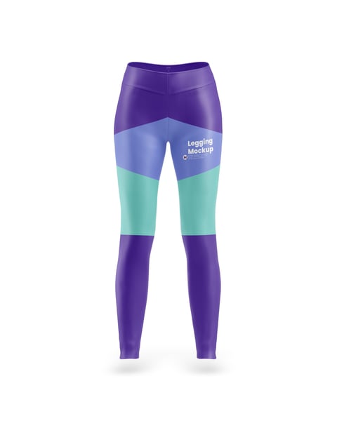 Calça legging Mockup PSD editável