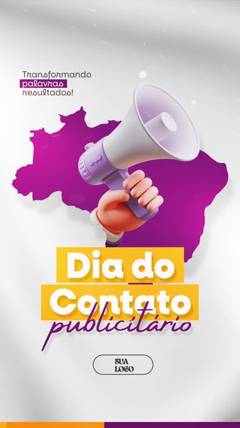 DIA DO CONTATO PUBLICITÁRIO 21 DE OUTUBRO SOCIAL MEDIA PSD EDITÁVEL 5