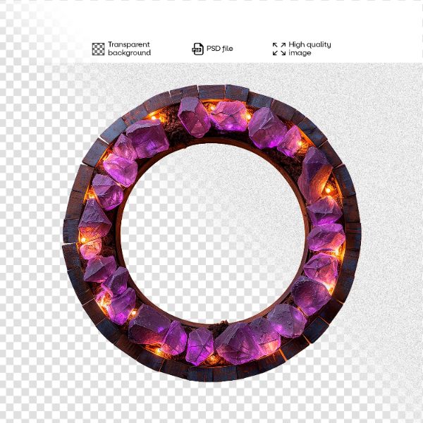 ELEMENTO DE MADEIRA COM LUZES | 3D | PARA COMPOSIÇÃO | IMAGEM SEM FUNDO