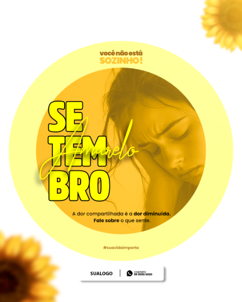 SETEMBRO AMARELO A DOR COMPARTILHADA É A DOR DIMINUÍDA FEED