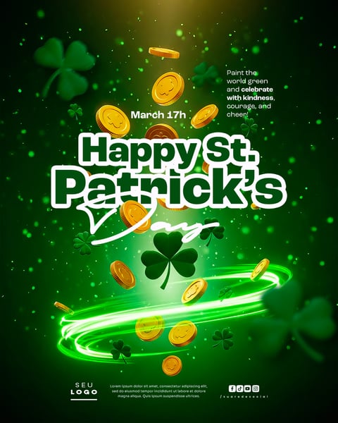 ST. PATRICK'S DAY CELEBRATION POSTER TEMPLATE SOCIAL MEDIA PSD EDITÁVEL (1)