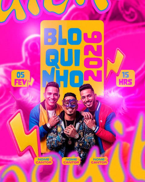 BLOQUINHO DE CARNAVAL FLEYR DE EVENTO