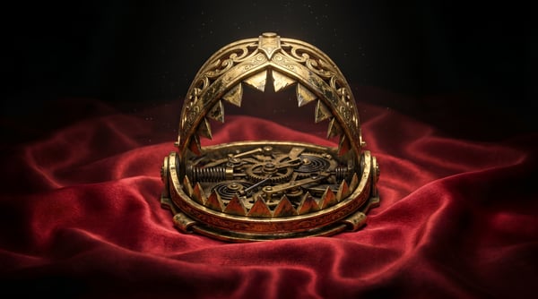 ARMADILHA PEGAR URSO OURO VELUDO VERMELHO REALEZA PODER MONARQUIA LUXO IMPERIAL ANTIGA 04