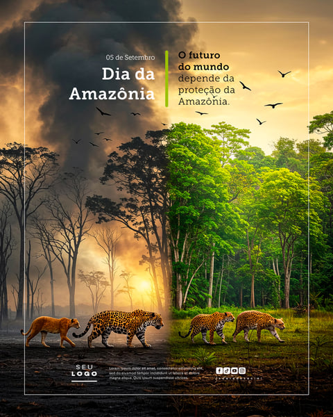 DIA DA AMAZÔNIA 05 DE SETEMBRO SOCIAL MEDIA PSD EDITÁVEL 6