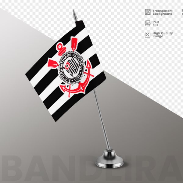 ELEMENTO PARA COMPOSIÇÃO BANDEIRA CORINTHIANS