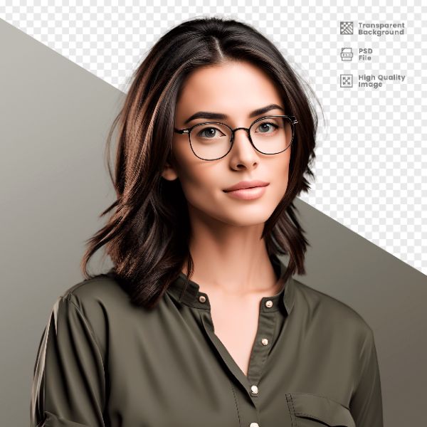 MULHER COM CAMISA VERDE