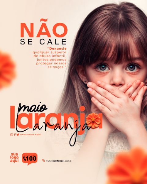 MAIO LARANJA CAMPANHA SOCIAL MEDIA