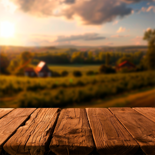 MESA DE MADEIRA | FAZENDA | CAMPO | BACKGROUND | IMAGEM PARA COMPOSIÇÃO