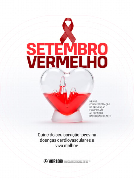SETEMBRO VERMELHO INFORMAÇÃO SOBRE DOENÇAS CARDIOVASCULARES PSD