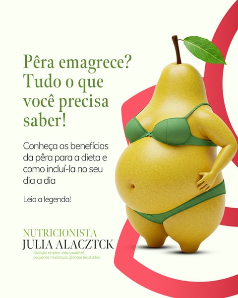NUTRICIONISTA - PERA EMAGRECE