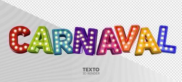 ELEMENTO 3D CARNAVAL PNG