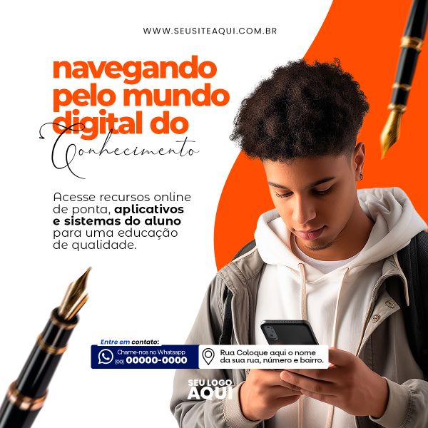 VOLTA ÀS AULAS | FACULDADE | ESCOLA | PSD EDITÁVEL