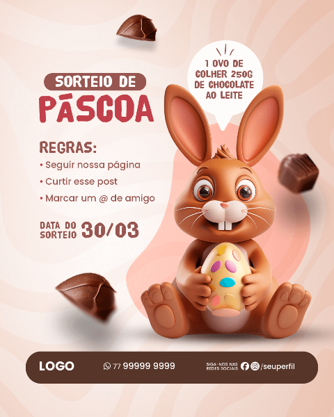 OFERTAS DE PÁSCOA - OVOS DE PÁSCOA
