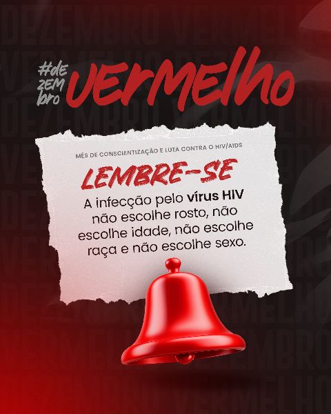 DEZEMBRO VERMELHO MÊS DE COMBATE CONTRA O HIV/AIDS 28