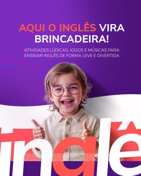 ESCOLA DE INGLÊS - INGLÊS INFANTIL