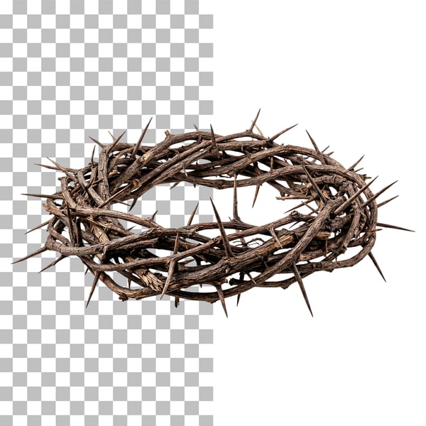 COROA DE ESPINHO EM PNG TRANSPARENTE