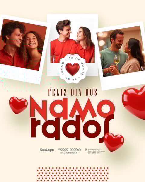 SOCIAL MEDIA DIA DOS NAMORADOS 12 DE JUNHO