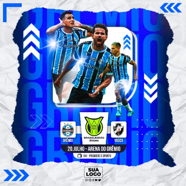 FLYER ESPORTIVO BRASILEIRÃO GRÊMIO