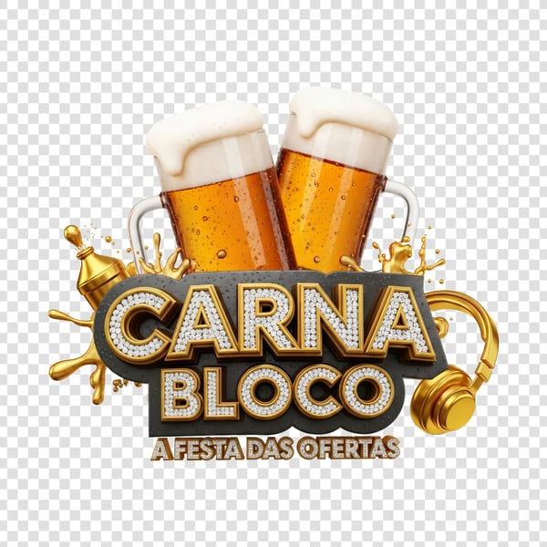 SELO 3D CARNAVAL BLOCO A FESTA DAS OFERTAS 11