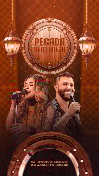 ABT 45 FLYER DE EVENTO - PEHADA SERTANEJA STORY