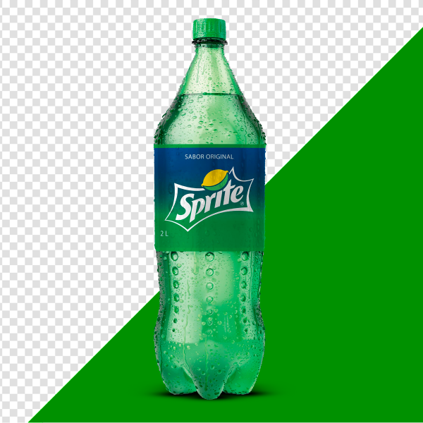 IMAGEM SEM FUNDO GARRAFA REFRIGERANTE SPRITE