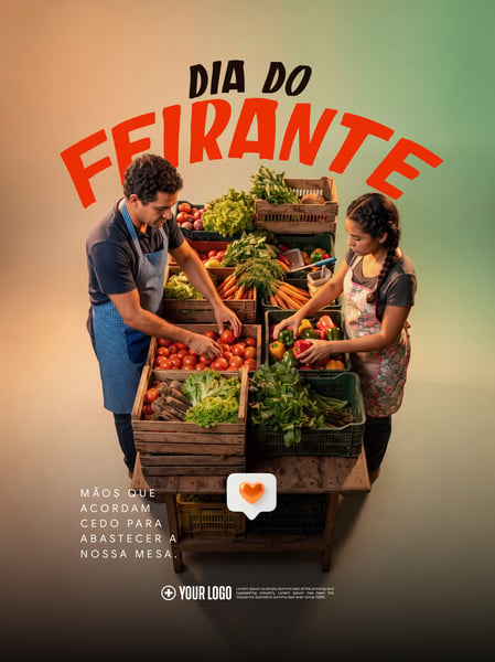 DIA DO FEIRANTE FEIRA LIVRE E TRADIÇÃO SOCIAL MEDIA PSD