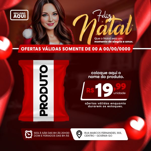TABLÓIDE | FOLHETO | FELIZ NATAL | PSD EDITÁVEL