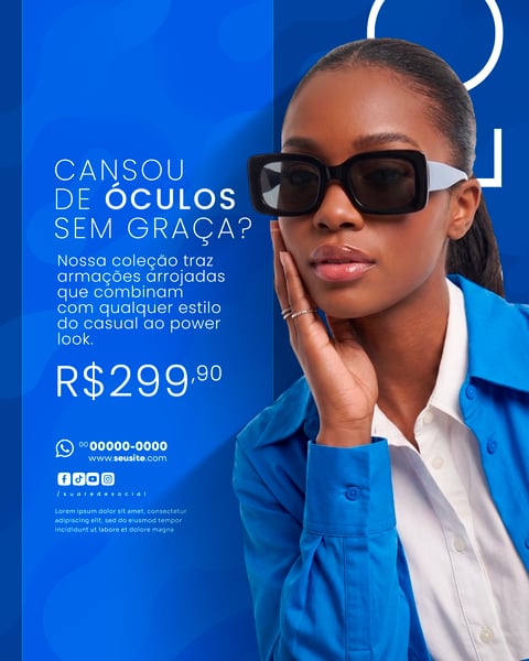 ÓTICA SOCIAL MEDIA PSD EDITÁVEL 2