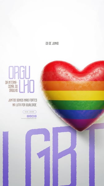 DIA INTERNACIONAL DO ORGULHO LGBT SOCIAL MEDIA PSD EDITÁVEL 6