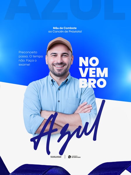 Mês de combate ao cancêr de Próstata Novembro azul