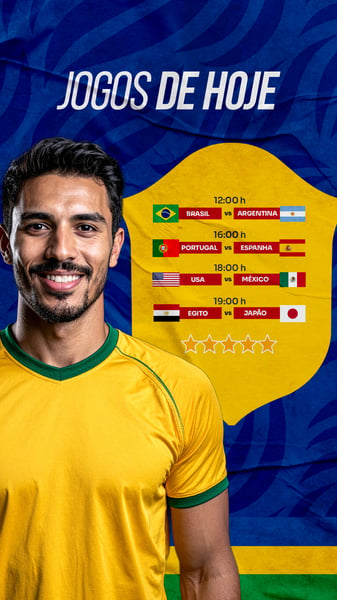 COPA DO MUNDO 2026 BRASIL RUMO AO HEXA SOCIALMEDIA PSD STORY 4
