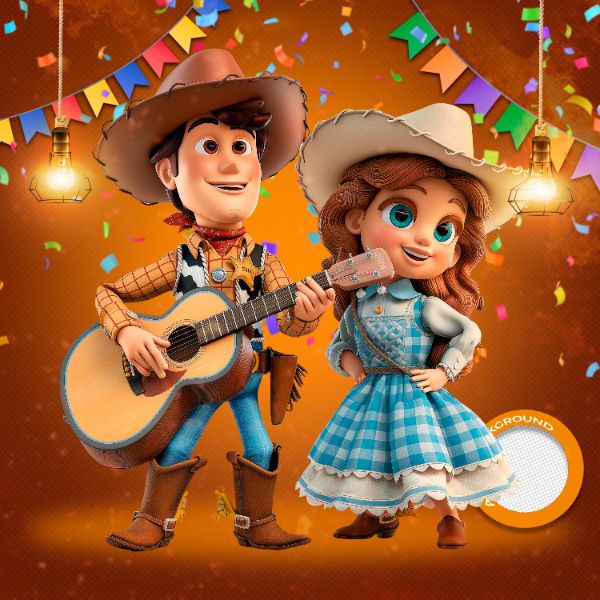 MASCOTES DE FESTA JUNINA MODELO 199