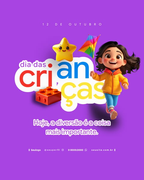 DIA DAS CRIANÇAS FLYER SOCIAL MEDIA POST 7