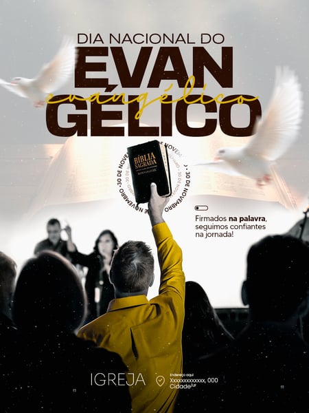 SOCIAL MÍDIA DIA NACIONAL DO EVANGÉLICO 30 DE OUTUBRO FEED