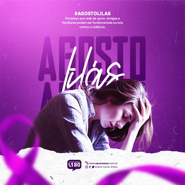 AGOSTO LILÁS CAMPANHA DE COMBATE A VIOLÊNCIA CONTRA A MULHER FEED1 5