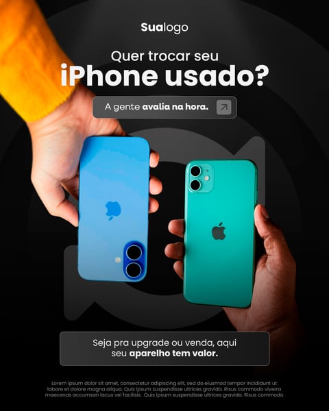 QUER-TROCAR-SEU-IPHONE-USADO-SOCIAL-MEDIA-PSD-EDITÁVEL