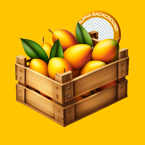 ELEMENTO CAIXOTE COM MANGA PARA COMPOSIÇÃO PNG TRANSPARENTE SEM FUNDO