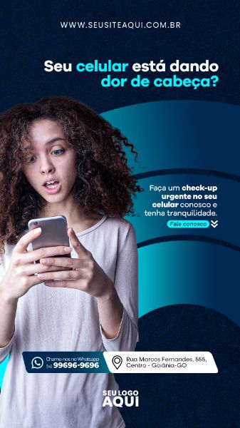 STORY - ASSISTÊNCIA TÉCNICA CELULAR E CONSOLES - MANUTENÇÃO, CONCERTO - PSD EDITÁVEL